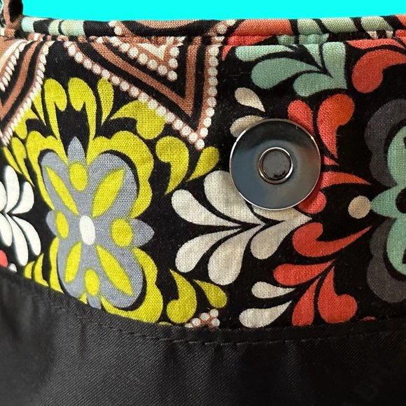 Two-Piece Vera Bradley Set Retired Sierra Villager Tote Bag Crossbody Wallet EUC - Picture 3 of 16